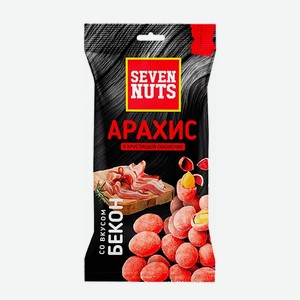 Арахис Со Вкусом Бекона В Хруст.оболч.50гр Tm Seven Nuts