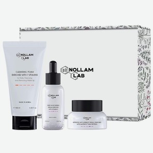 NOLLAM LAB Набор против морщин: Пенка, Сыворотка и Крем против морщин, 100 мл + 50 мл + 50 мл