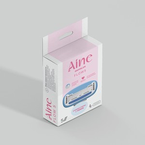 DAMSLER AINE Кассеты для бритья женские, 5 лезвий, 4 шт.