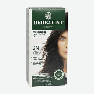 HERBATINT Гель-краска для волос, 150 мл; тон 3N ТЁМНЫЙ КАШТАН