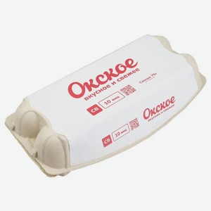 Яйцо Окское СВ столовое 10шт, 10 шт