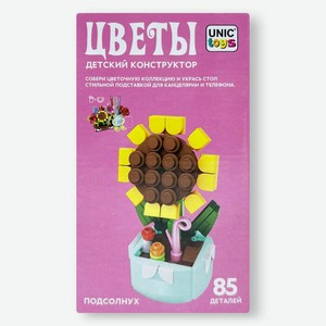 Игрушка Unic-Toys Конструктор Цветы для детей старше трех лет в ассортименте 1шт., 1 шт