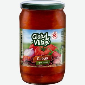 Лобио Global Village с фасолью 360г, 360 г