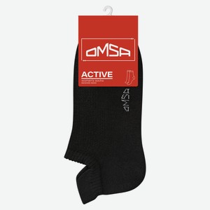 Носки женские Omsa Active Укороченные черные, р. 39-41