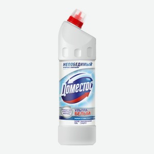 DOMESTOS Ультра Белый, чистящее средство для туалета и ванной, 1000 мл