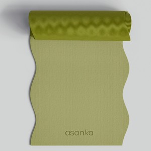 ASANKA Коврик для йоги и фитнеса волнистый, 1 шт.