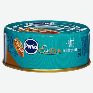 Паштет Perva Extra печеночный с индюшиной печенью, 90 г