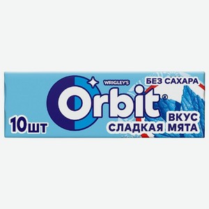 Жевательная резинка Orbit Сладкая мята без сахара 13,6г, 14 г