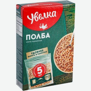 Крупа Увелка пшеничная полба 5х80г, 400 г
