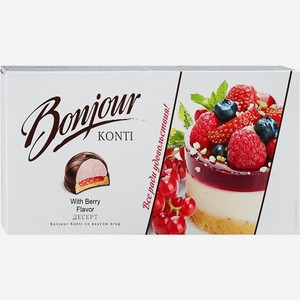 Десерт Bonjour со вкусом ягод 232г, 232 г