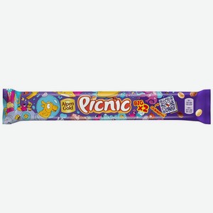 Батончик Picnic BIg с арахисом и изюмом 76г, 76 г