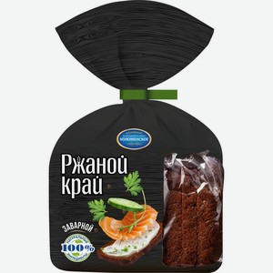 Хлеб Ржаной Край заварной нарезка 300г, 300 г