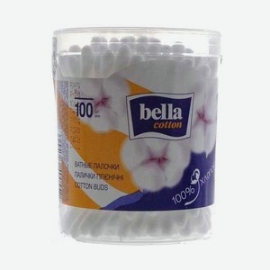 Ватные палочки Bella Cotton, банка 100 шт.
