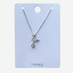 TWINKLE Подвеска с цепочкой Silver Butterfly, 1 шт.