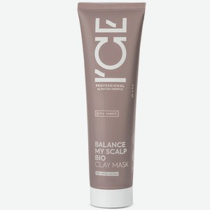 ICE BY NATURA SIBERICA Маска - глина для очищения, восстановления кожи головы Balance My Scalp Bio Clay Mask, 150 мл