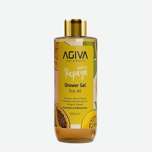AGIVA BEAUTY Гель для душа Манго-папайя Shower Gel Mango & Papaya, 500 мл