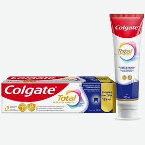 Зубная паста Colgate Total Профессиональная отбеливающая 125