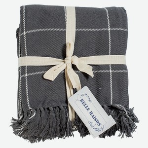 Плед, Belle maison 200*220см, арт HT-9023/1, темно-серый, In