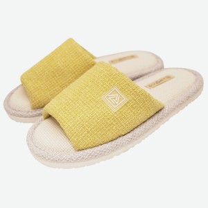 Туфли домашние женские открытые желт Ж-23-206, р-р 39