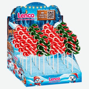 Карамель леденцовая Lenco Елочка малая , 30 г 1 шт в ассортименте