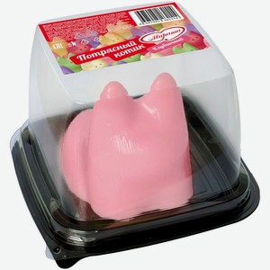 Десерт Мирата молочный фигурный клубничный 6.5% 180г