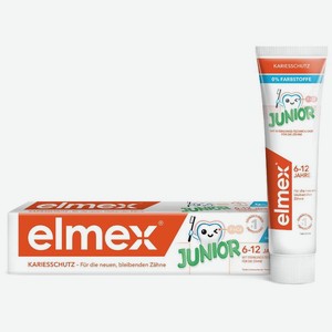 Зубная паста Elmex Junior с 6 до 12 лет 75мл, 75 мл