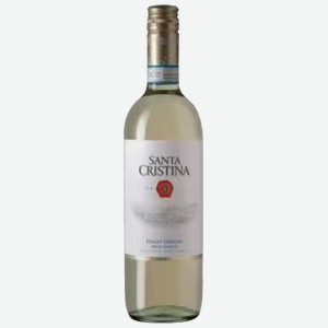 Вино Santa Cristina Pinot Grigio белое сухое 0,75 л