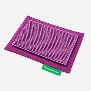 ЛАБОРАТОРИЯ КУЗНЕЦОВА Массажер металломагнитный на мягкой подложке 15х22см, Фиолетовый