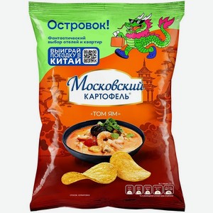 Чипсы Московский картофель Курица в соусе терияки/Том ям 120г