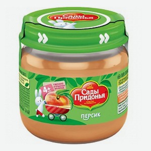 Пюре Сады Придонья персик с 4 месяцев 80 г