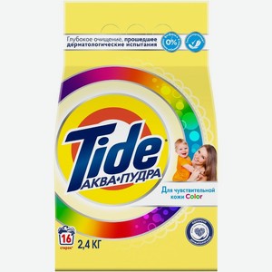 Стиральный порошок Tide Color гипоаллергенный 2.4кг, 1 шт