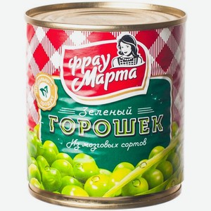 Горошек Фрау Марта зеленый 310г, 310 г