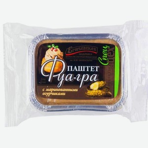 Паштет Егорьевская ФКГ Фуа-Гра с маринованными огурчиками 180г, 180 г