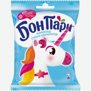 Мармелад Бон Пари Страна единорогов жевательный 100г, 100 г