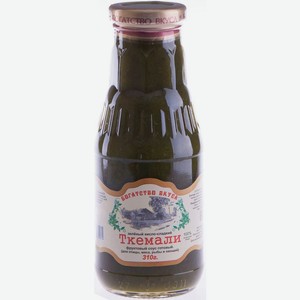 Соус Богатство Вкуса Ткемали зеленый кисло-сладкий 310г, 310 г