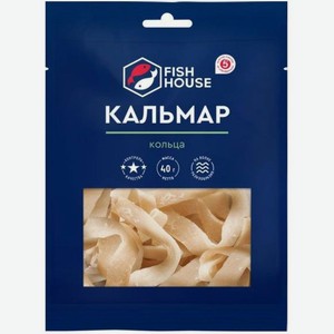 Кальмар Fish House Кольца кальмара гигантский сушено-вяленый 40г