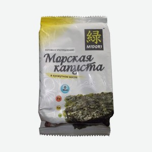 Чипсы Midori Нори в кунжутном масле, 5г