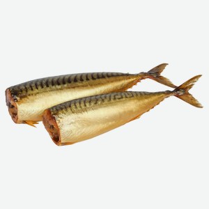 Скумбрия холодного копчения потрошеная без головы, вес