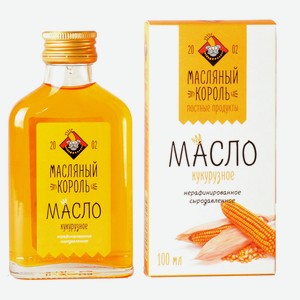 Масло кукурузное «Масляный король» нерафинированное, 100 мл