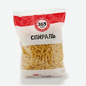 Макароны 365 дней спирали 400 г