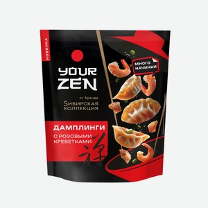 Дамплинги Сибирская Коллекция с розовыми креветками 270г