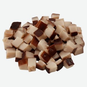 Грибная смесь Грибы Шиитаке нарезка кубики замороженные, вес цена за 100 г