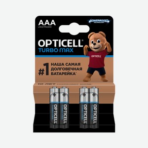 Батарейка Оптиселл Турбо Макс Ааа 4шт