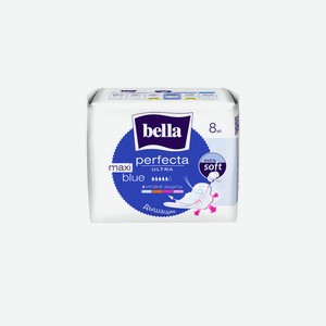 Прокладки гигиенические Bella perfecta ultra maxi blue впитывающие 8 шт
