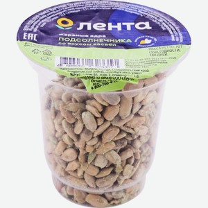 Ядра подсолнечника ЛЕНТА жареные со вкусом васаби, Россия, 70 г