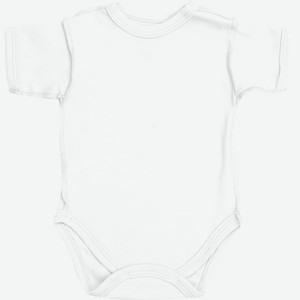 Боди дет LITTLE TIMES корот.рукав white р.74 EKL2205, Бангладеш