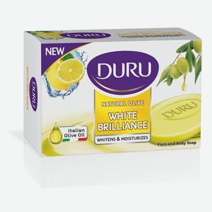 Мыло туалетное д/лица и тела Duru Natural Olive White Brilli