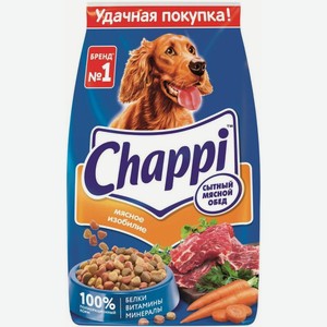 Корм сухой Chappi Сытный мясной обед Мясное изобилие для собак полнорационный 2.5кг, 2.5 кг