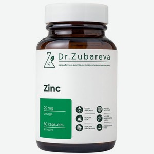 БАД Dr. Zubareva Цинк Хелат 60капсул, 60 шт