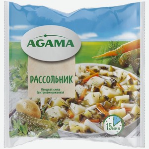 Овощная смесь Agama Рассольник замороженная 400г, 400 г